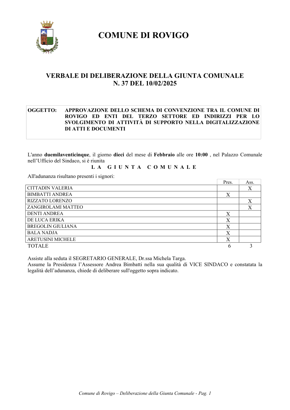 Pagina 1 del documento