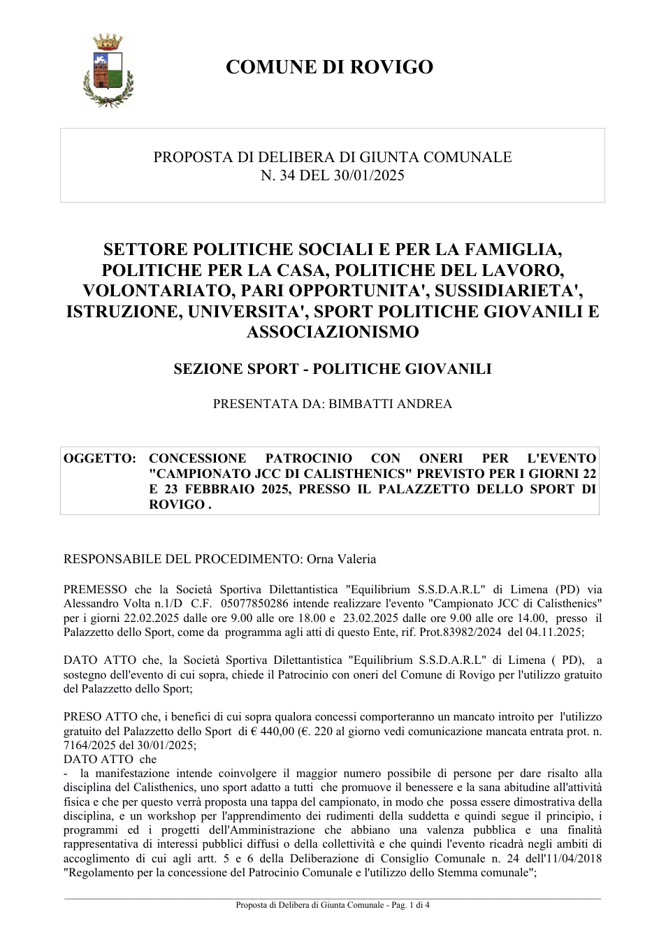 Pagina 1 del documento