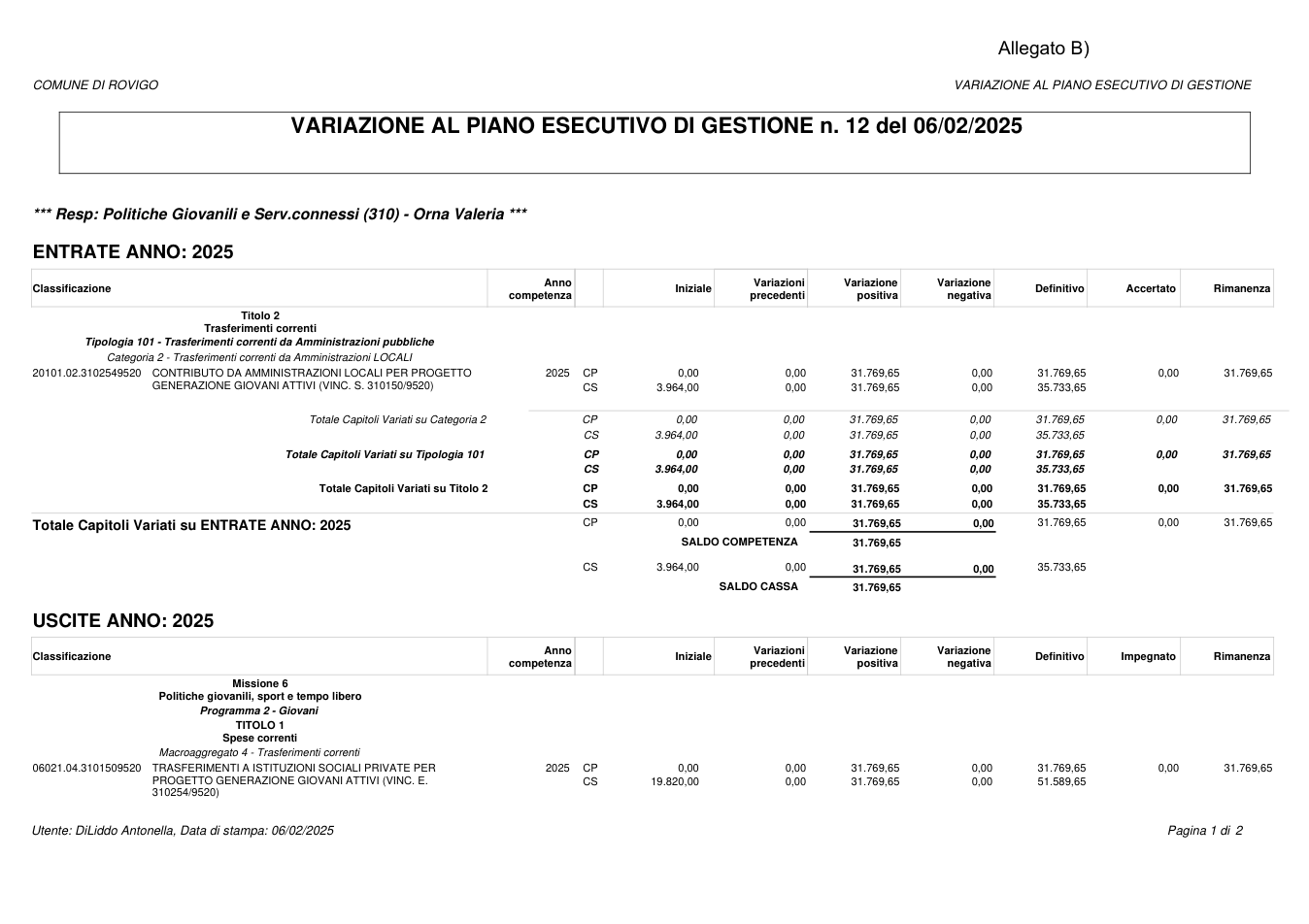 Pagina 1 del documento