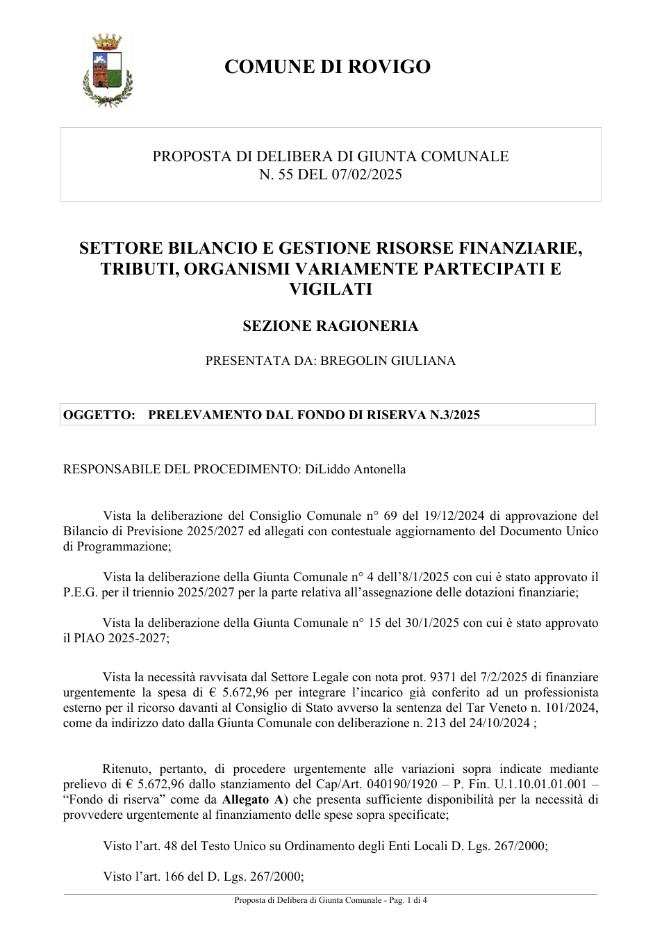 Pagina 1 del documento