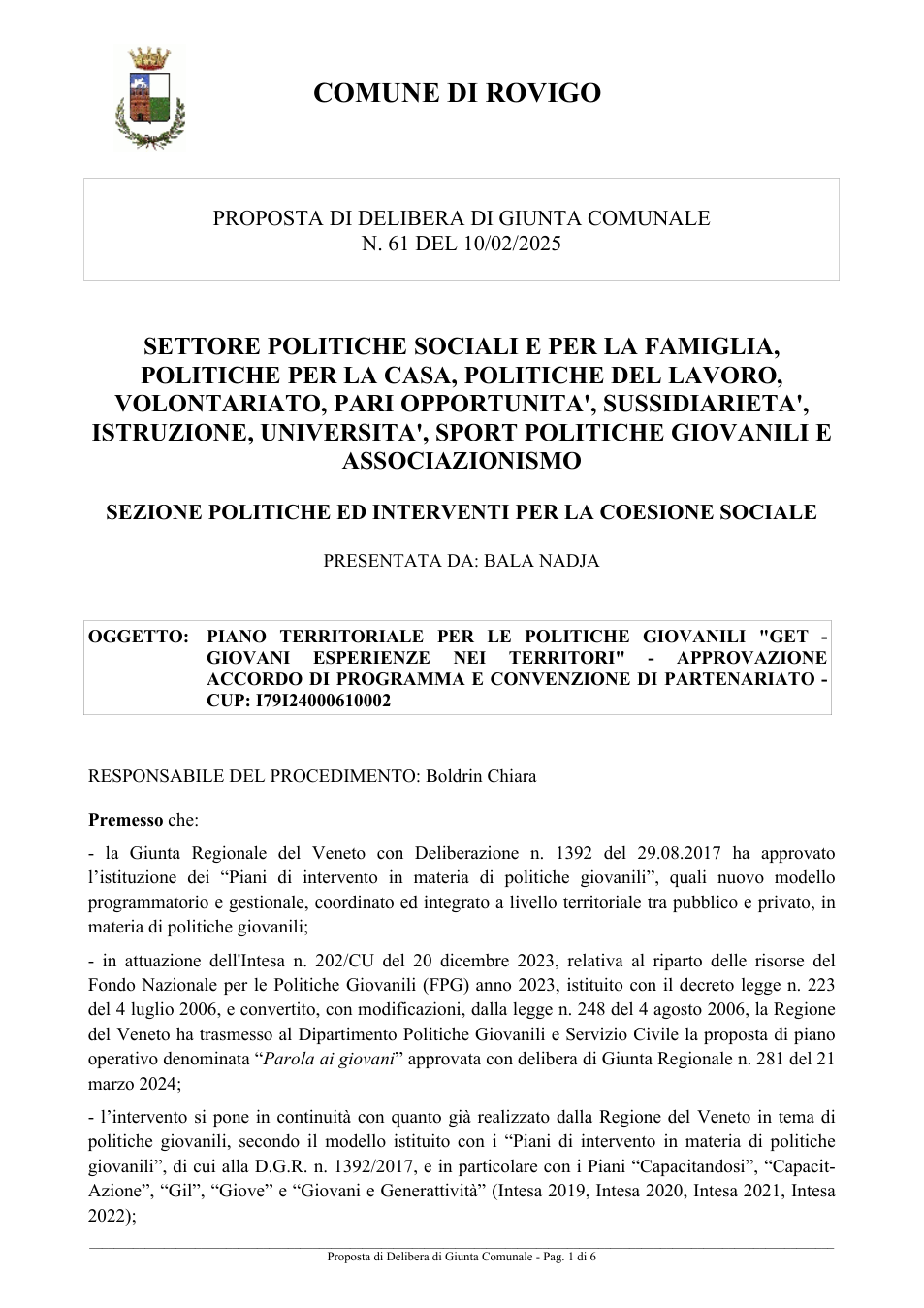 Pagina 1 del documento