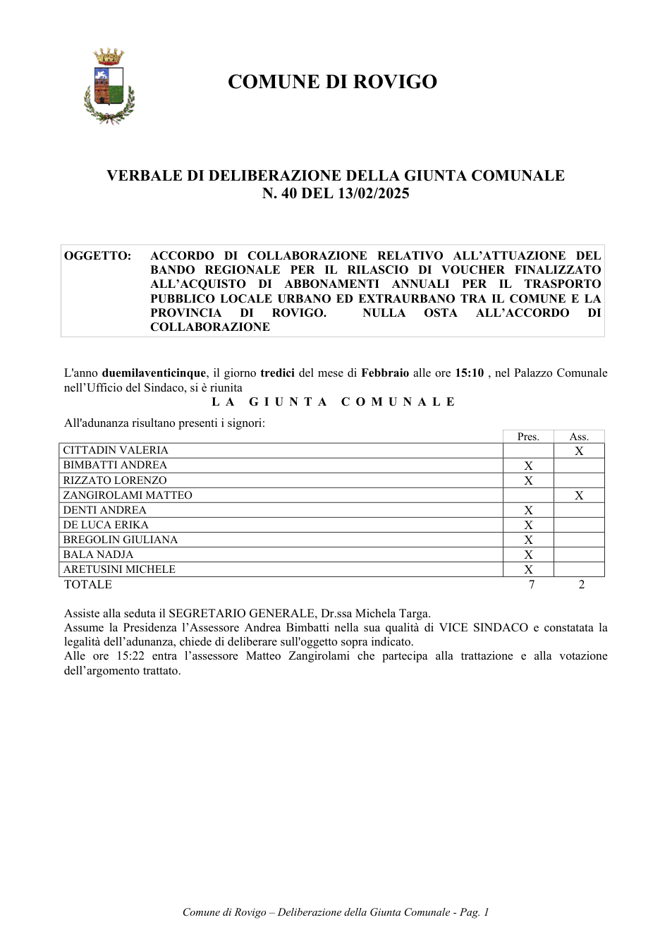 Pagina 1 del documento