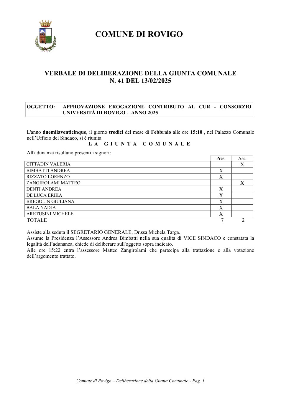 Pagina 1 del documento