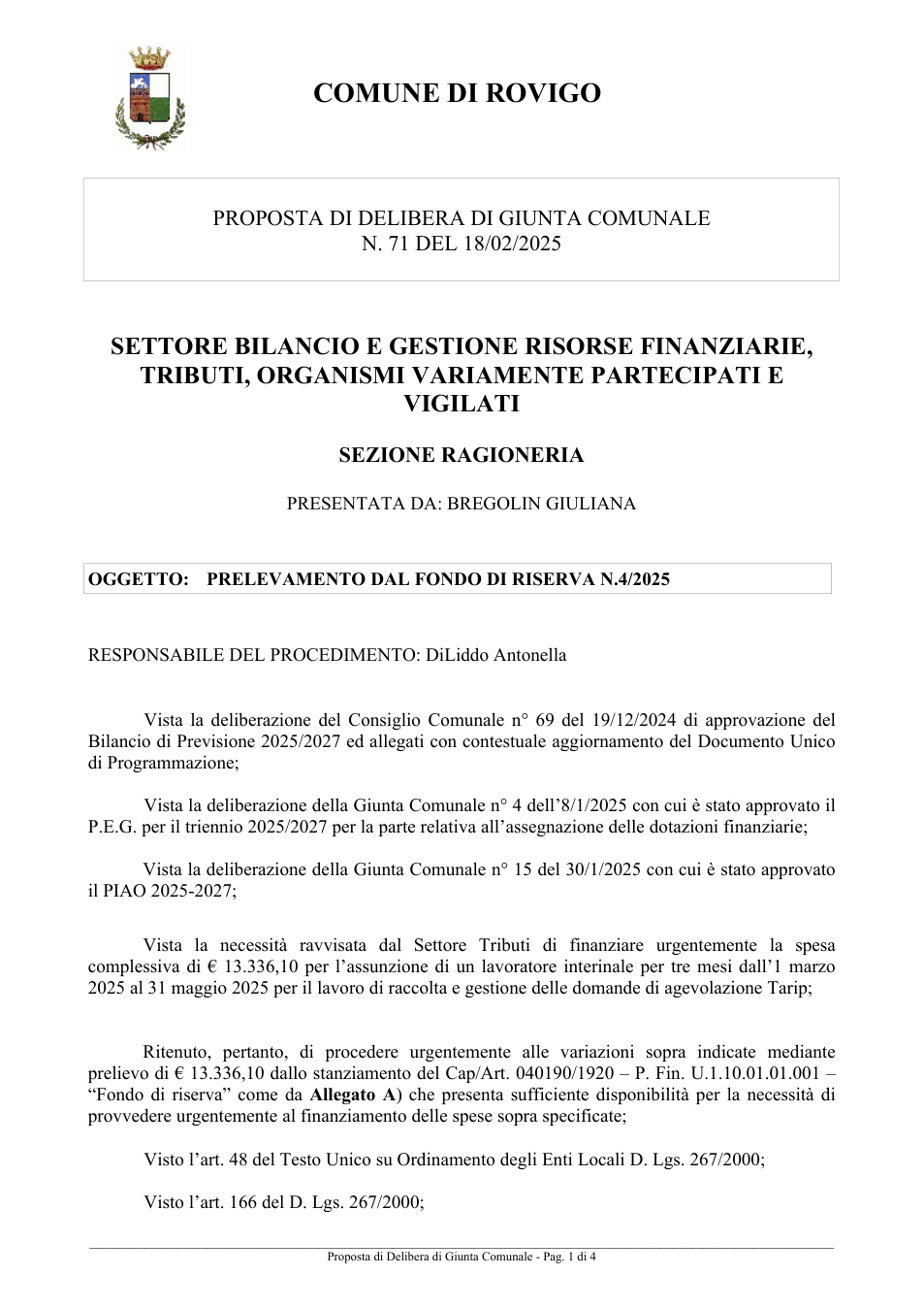 Pagina 1 del documento