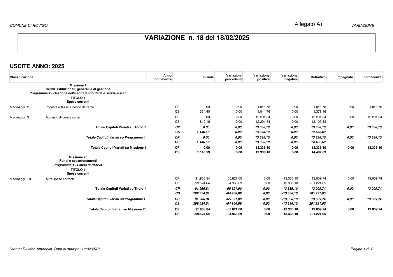 Pagina 1 del documento