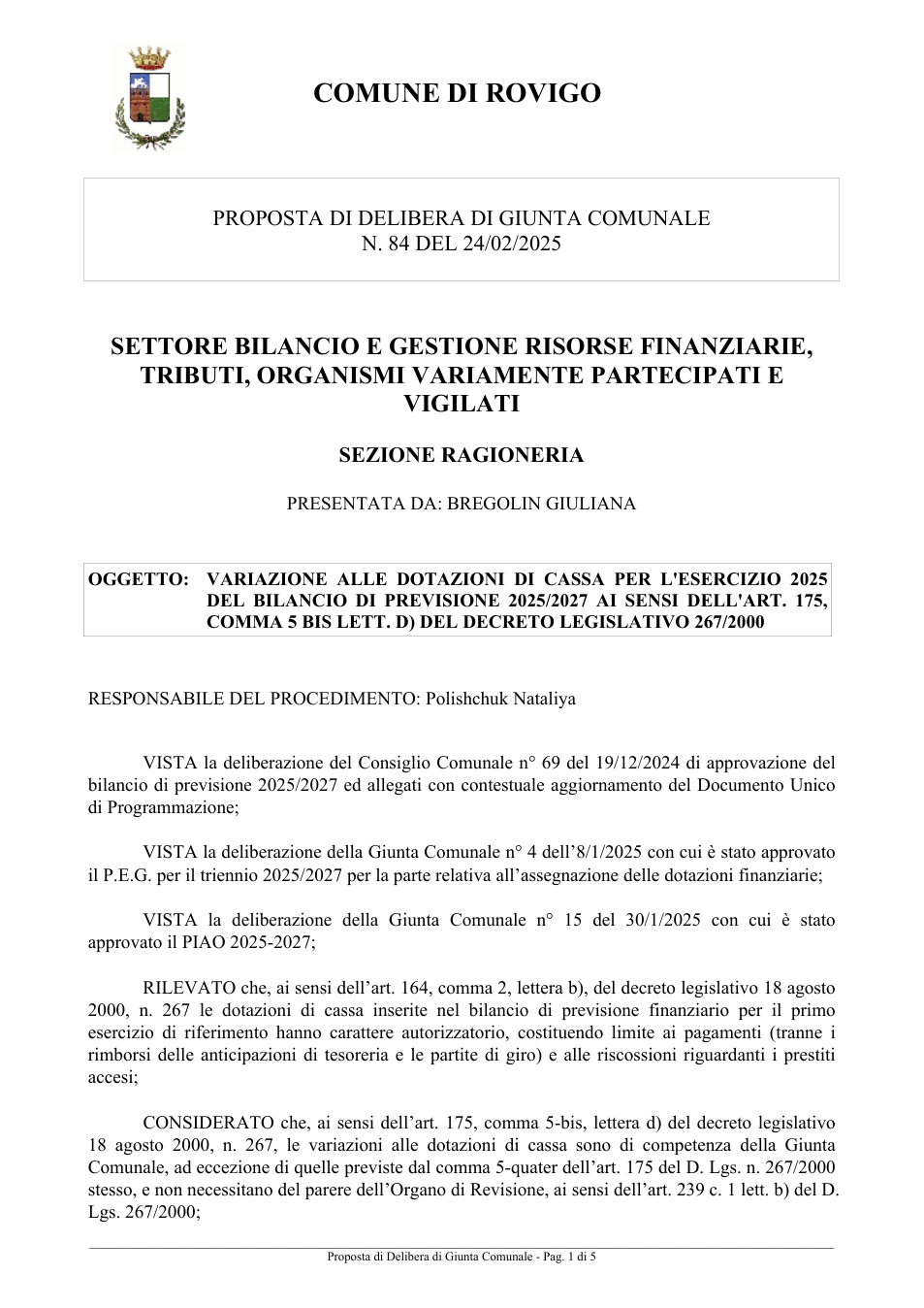 Pagina 1 del documento