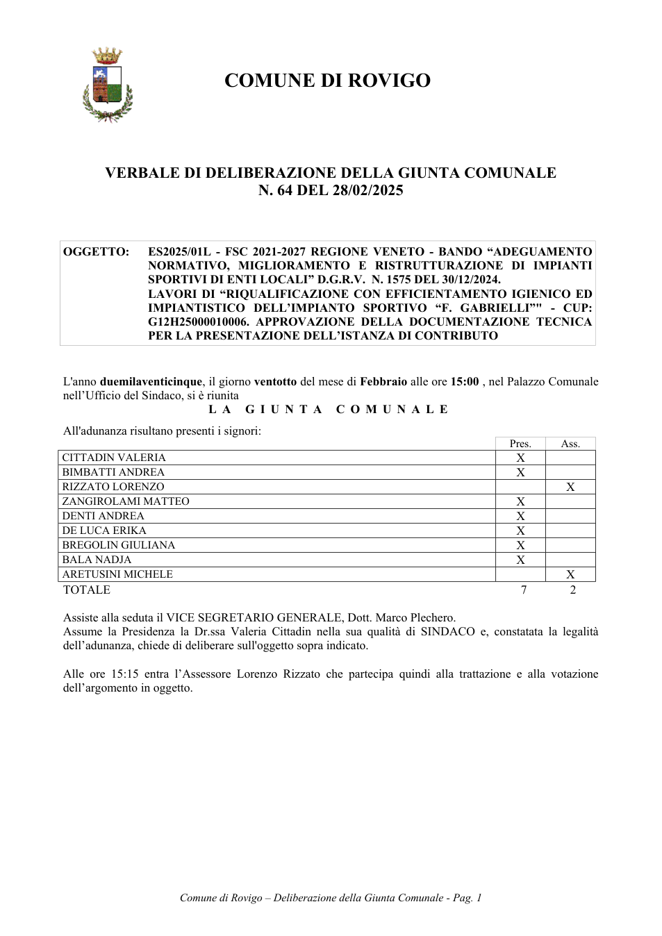 Pagina 1 del documento