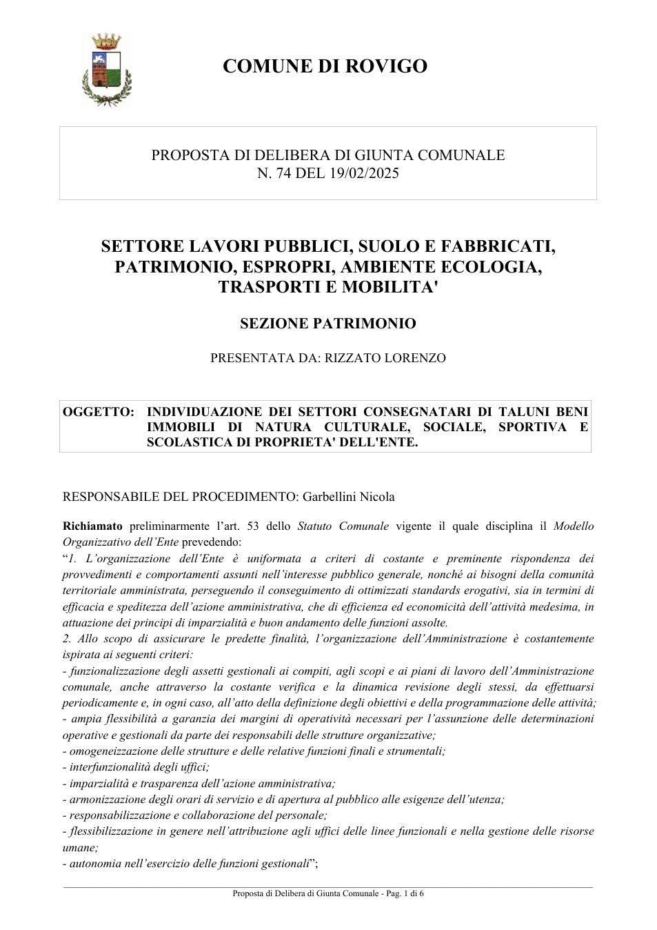 Pagina 1 del documento
