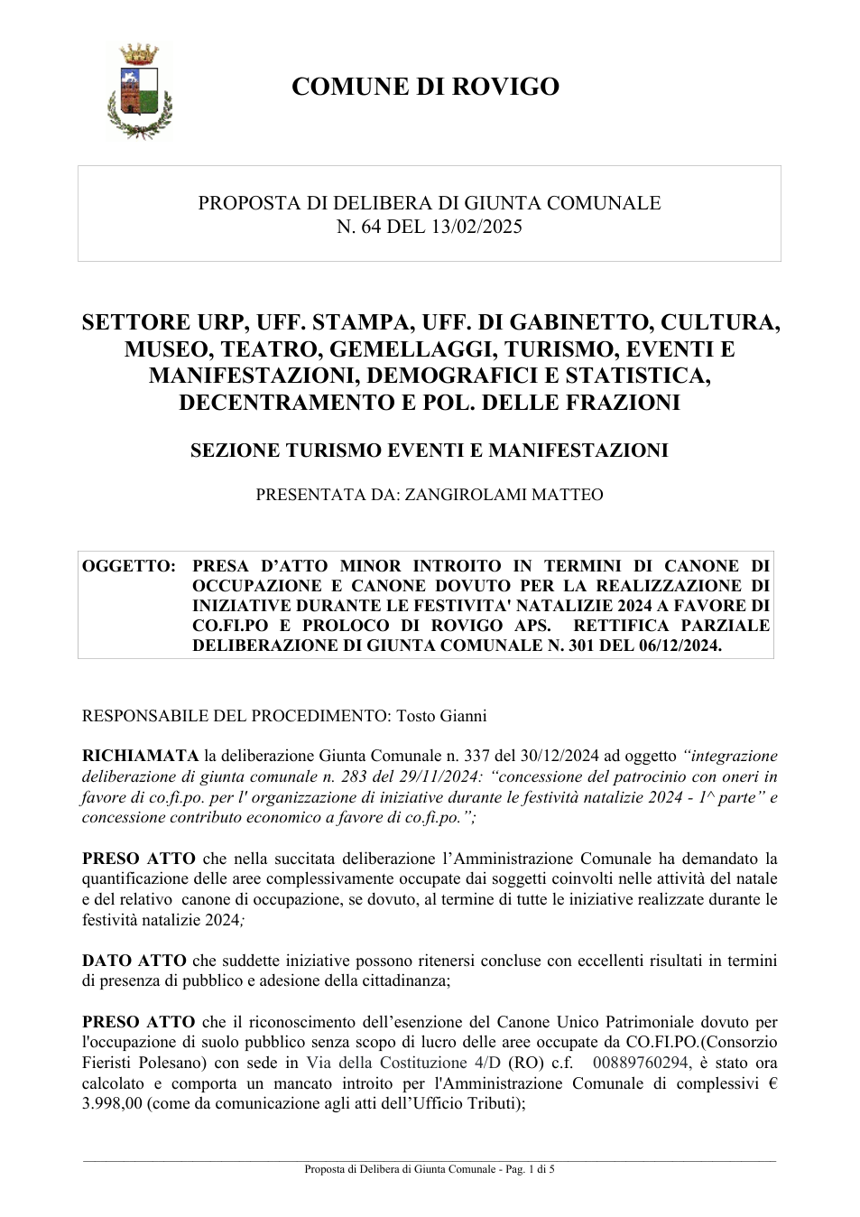 Pagina 1 del documento