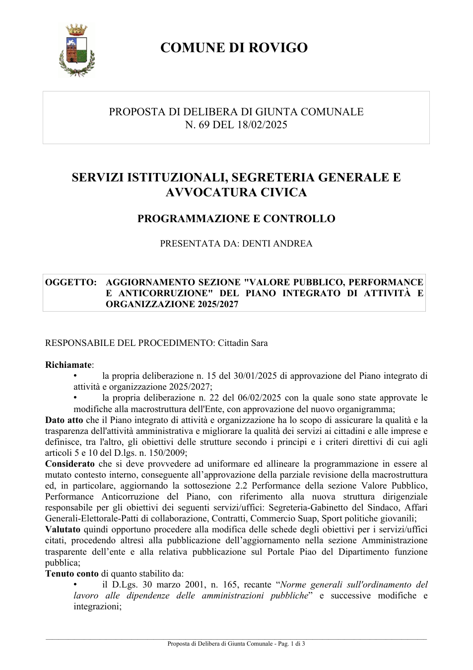 Pagina 1 del documento
