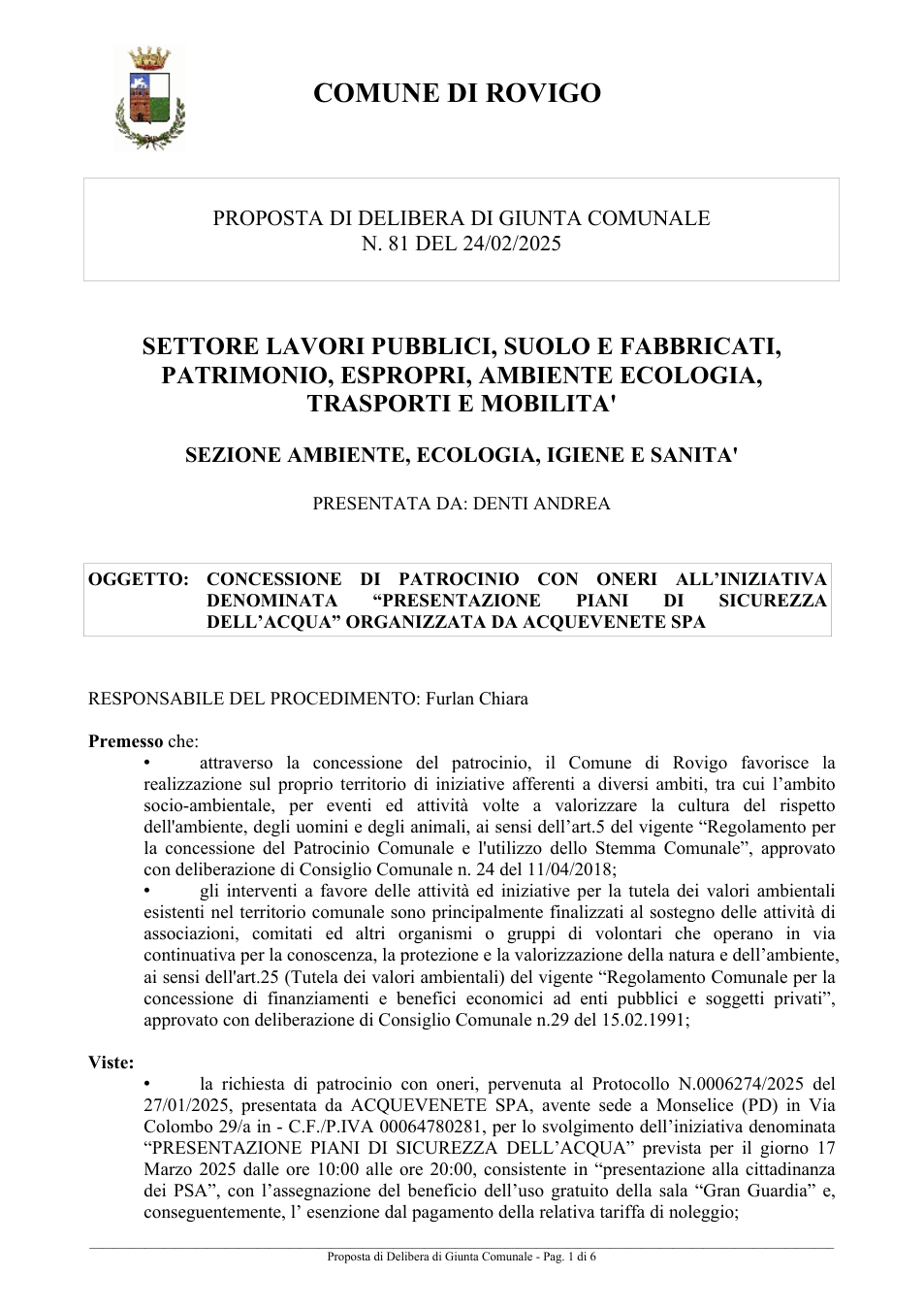 Pagina 1 del documento