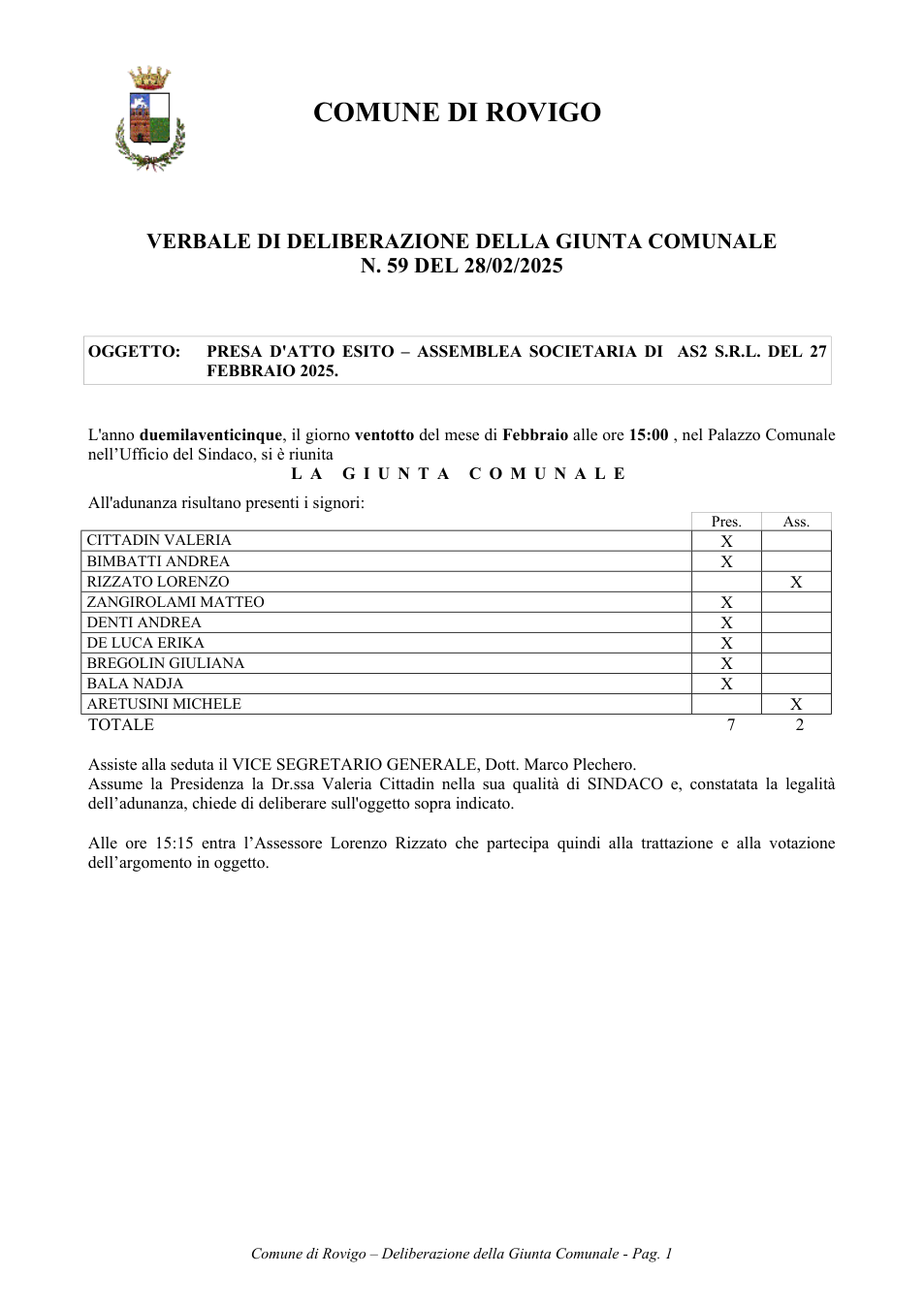 Pagina 1 del documento