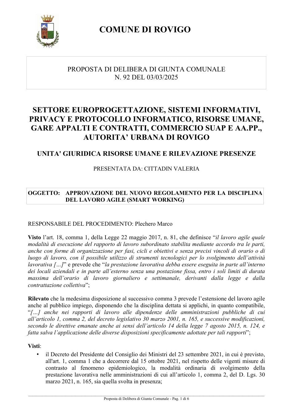 Pagina 1 del documento