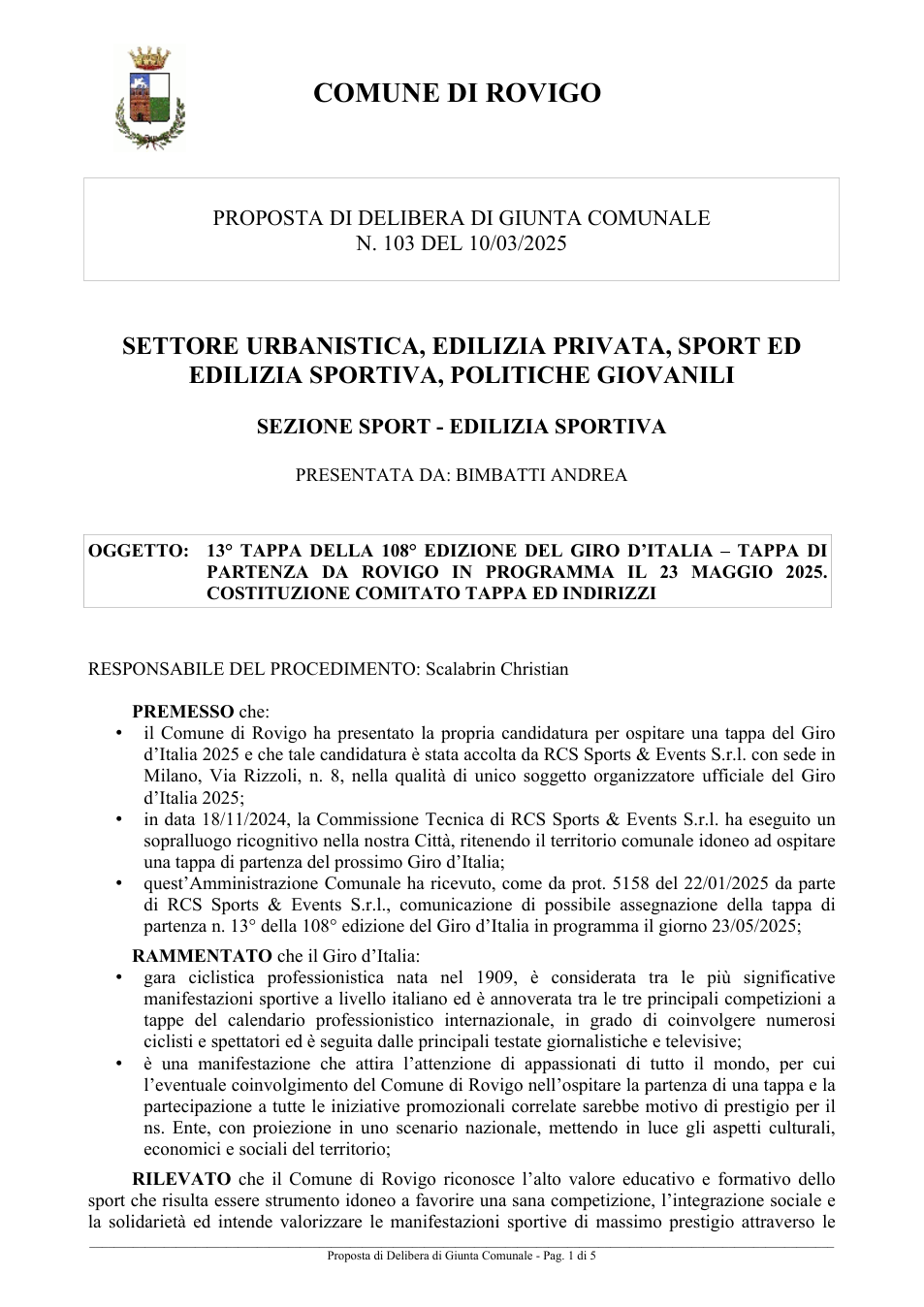 Pagina 1 del documento