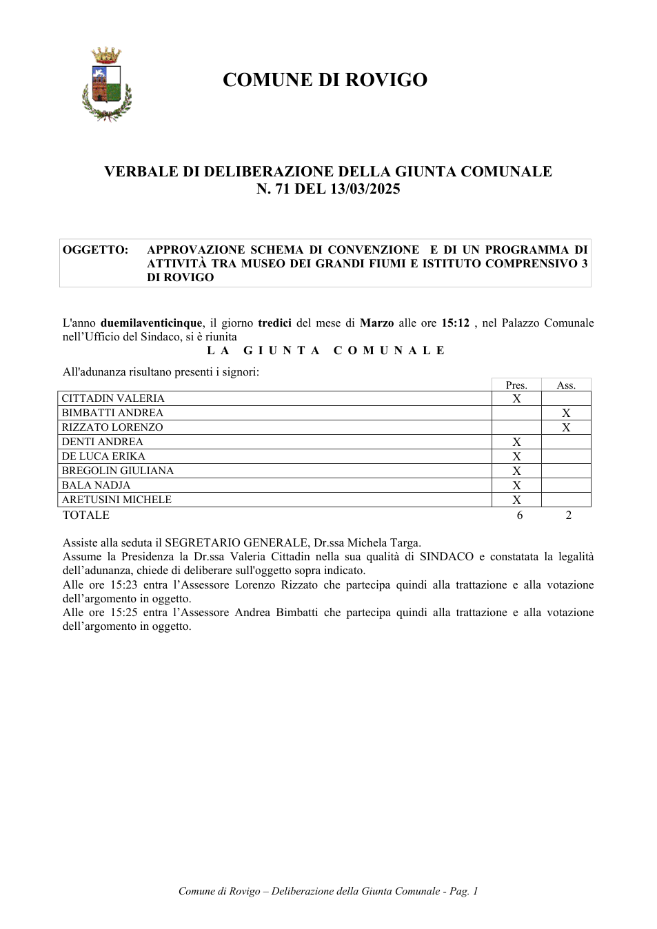 Pagina 1 del documento
