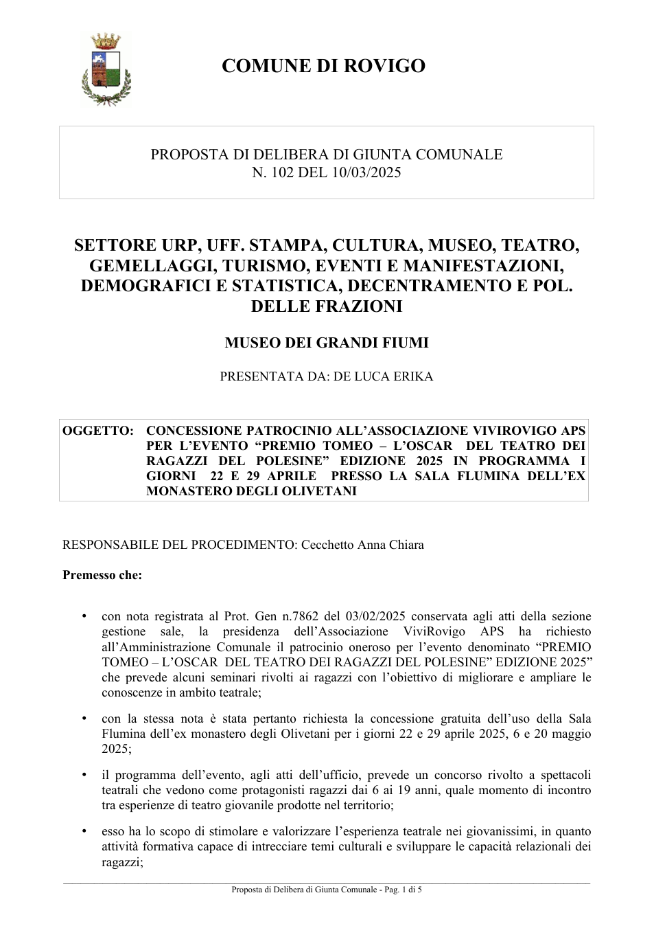 Pagina 1 del documento