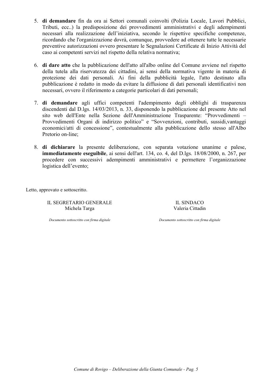 Pagina 5 del documento