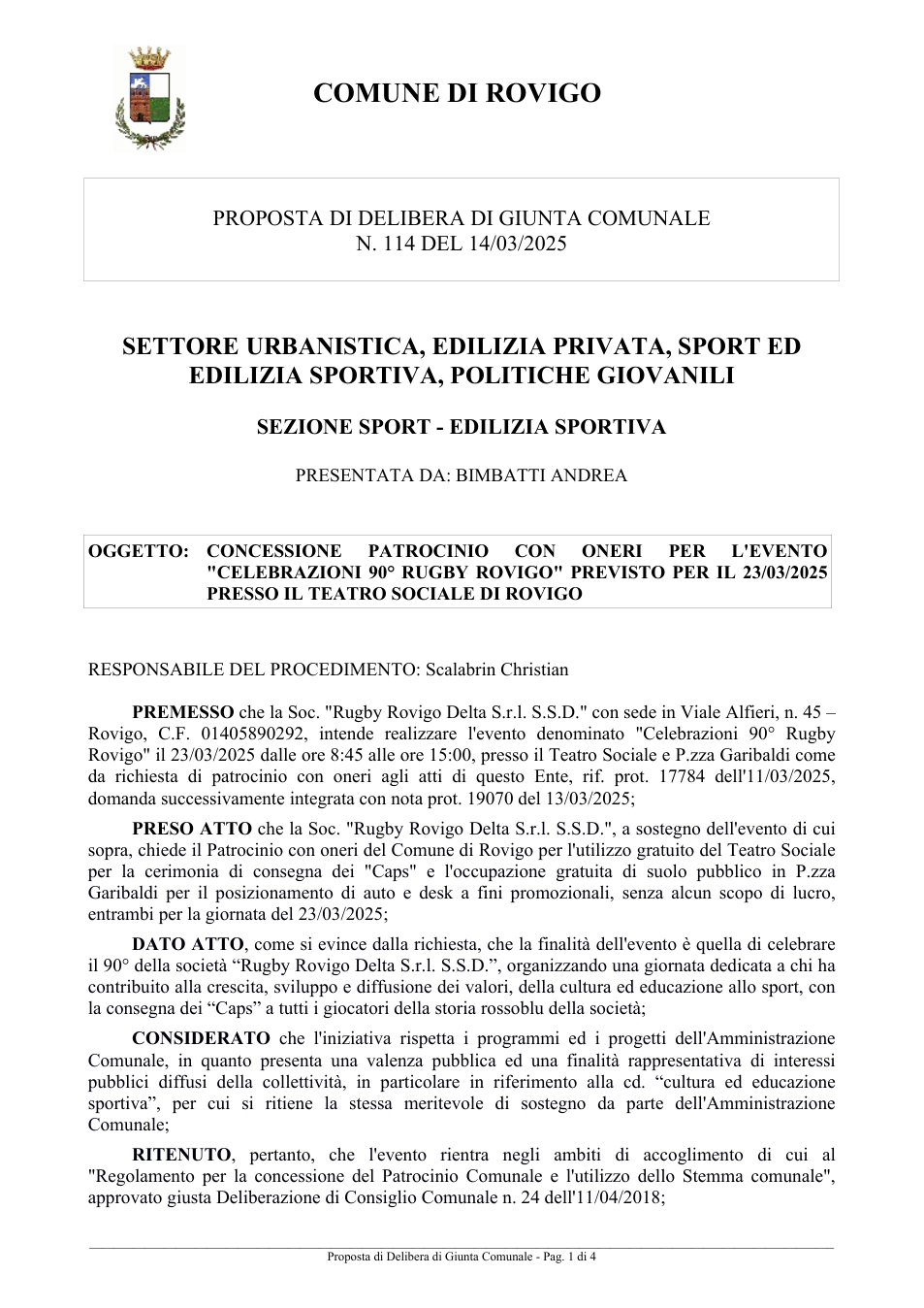 Pagina 1 del documento