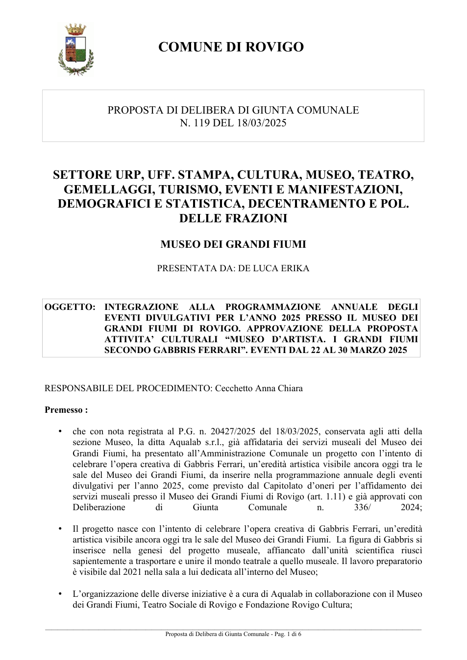 Pagina 1 del documento