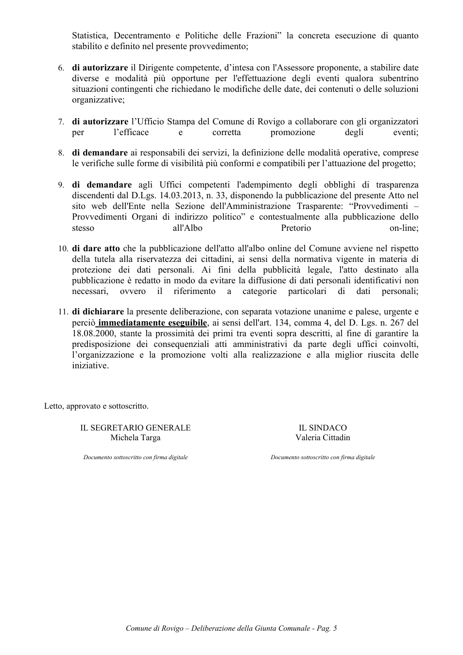 Pagina 5 del documento