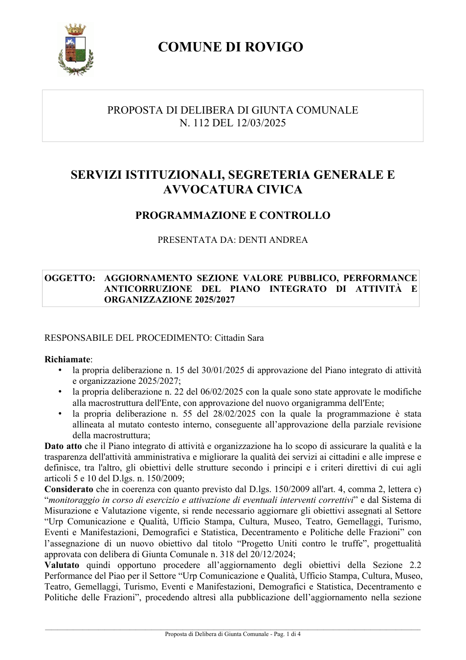 Pagina 1 del documento