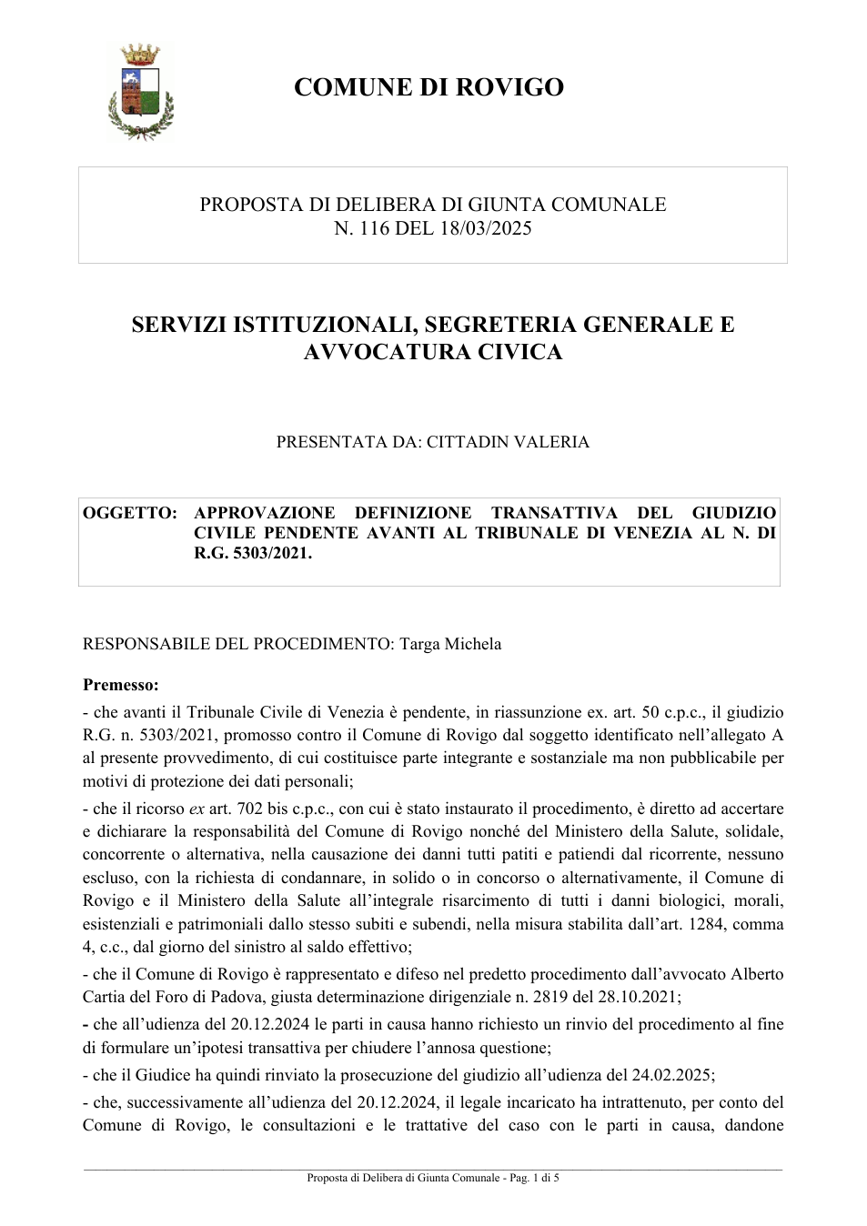 Pagina 1 del documento