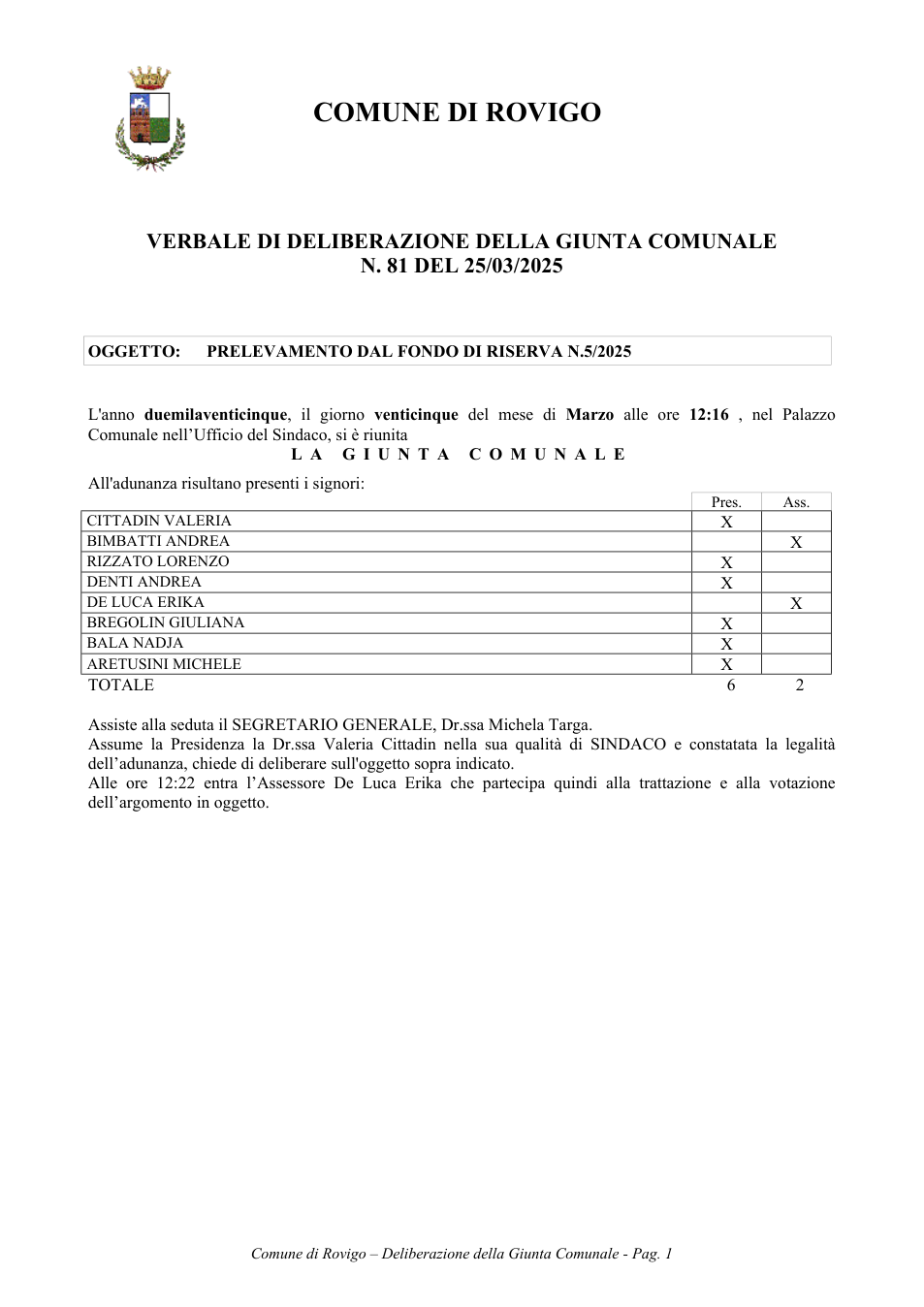Pagina 1 del documento