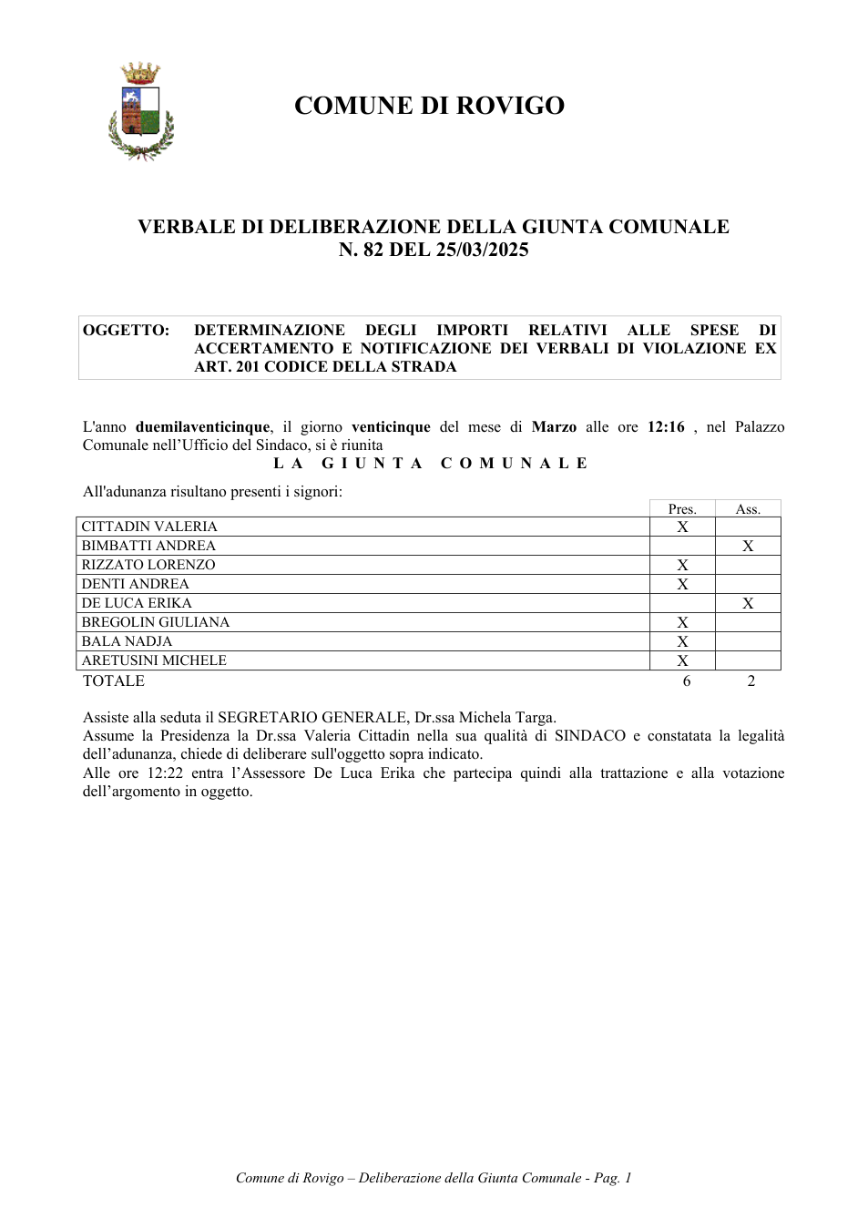 Pagina 1 del documento