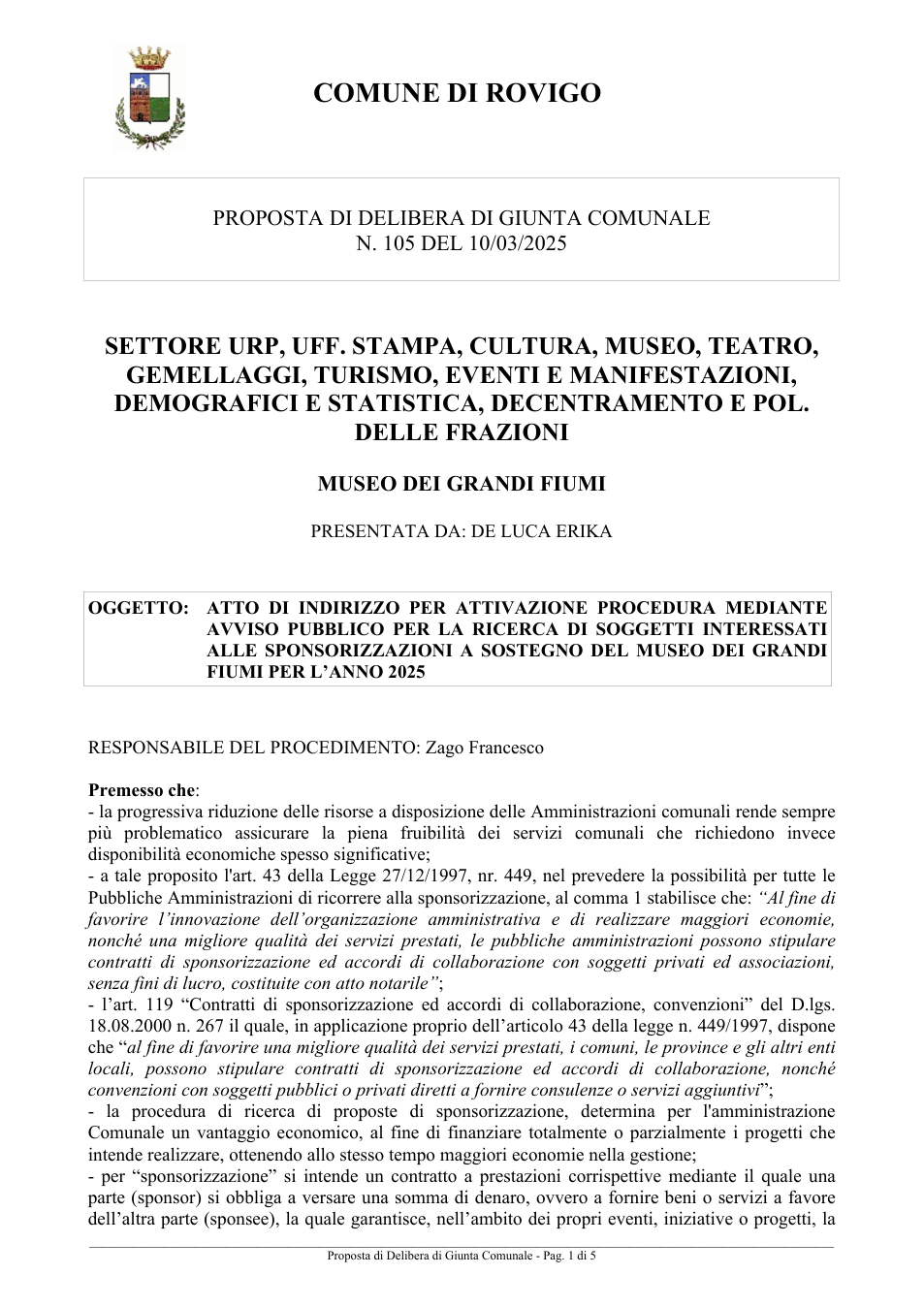 Pagina 1 del documento