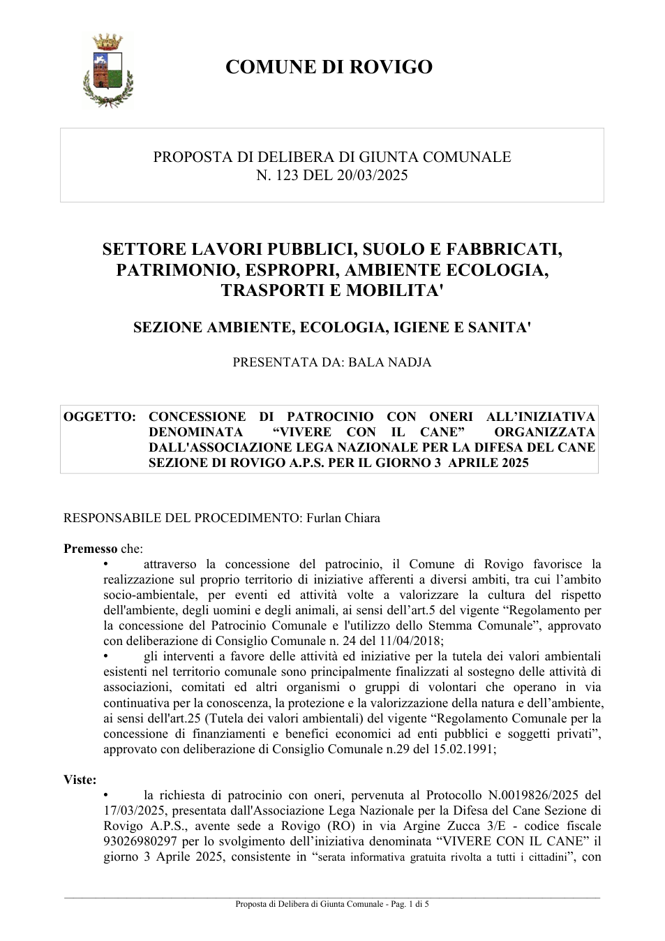 Pagina 1 del documento