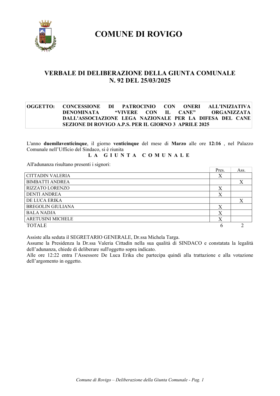 Pagina 1 del documento