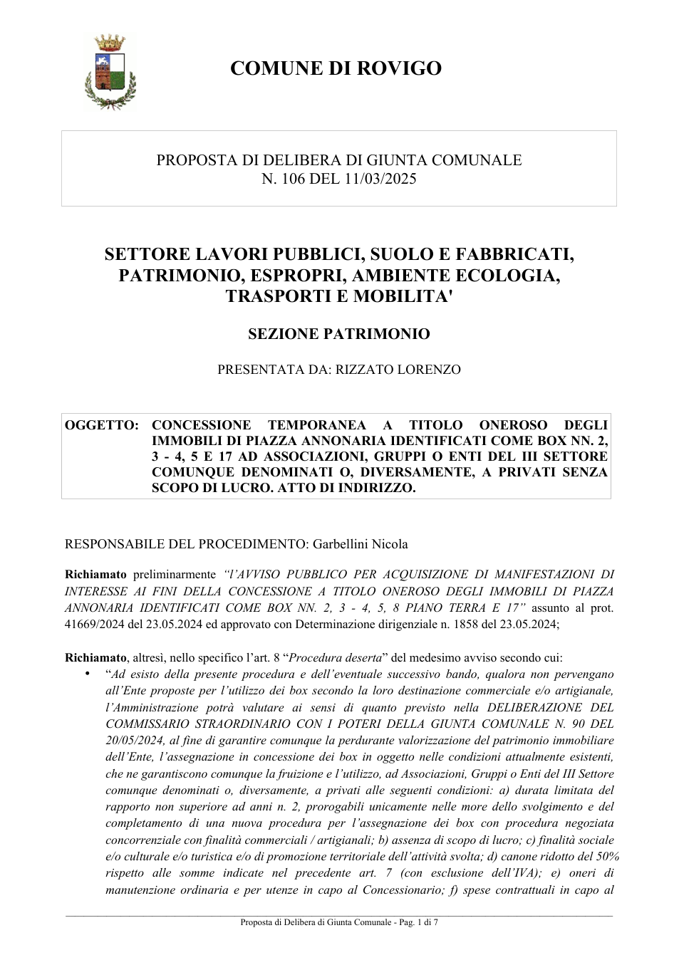 Pagina 1 del documento