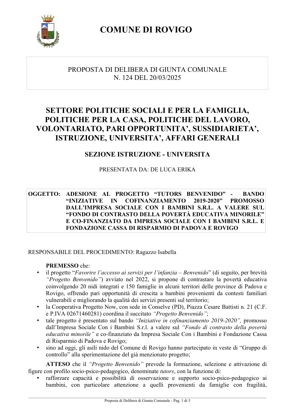 Pagina 1 del documento