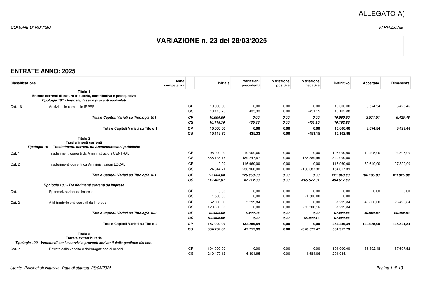 Pagina 1 del documento