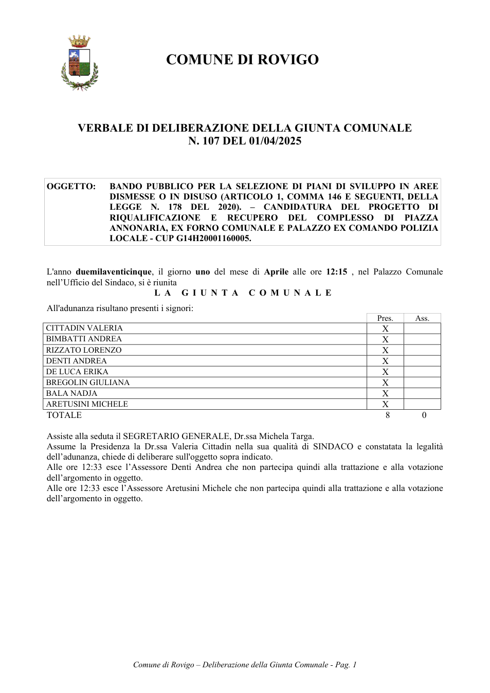 Pagina 1 del documento