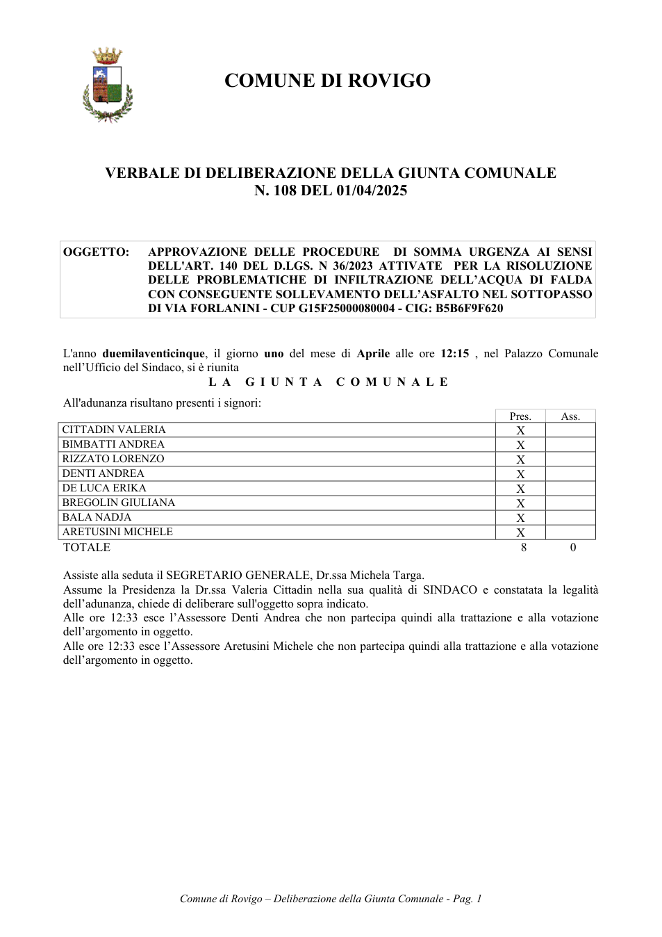 Pagina 1 del documento