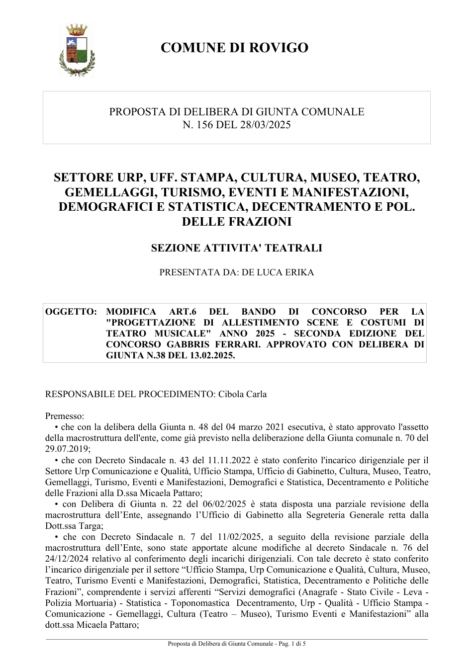 Pagina 1 del documento