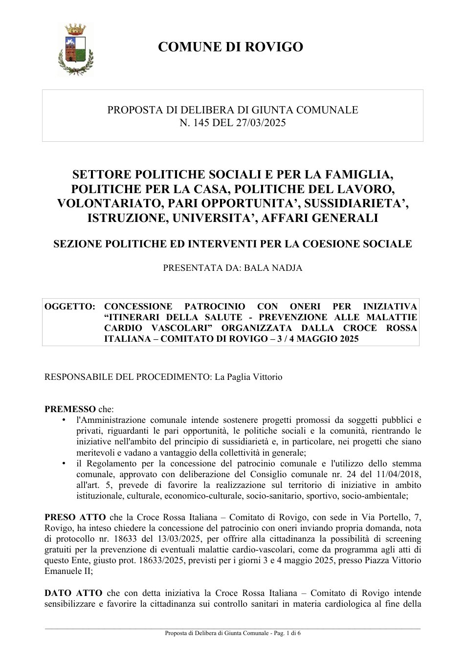 Pagina 1 del documento