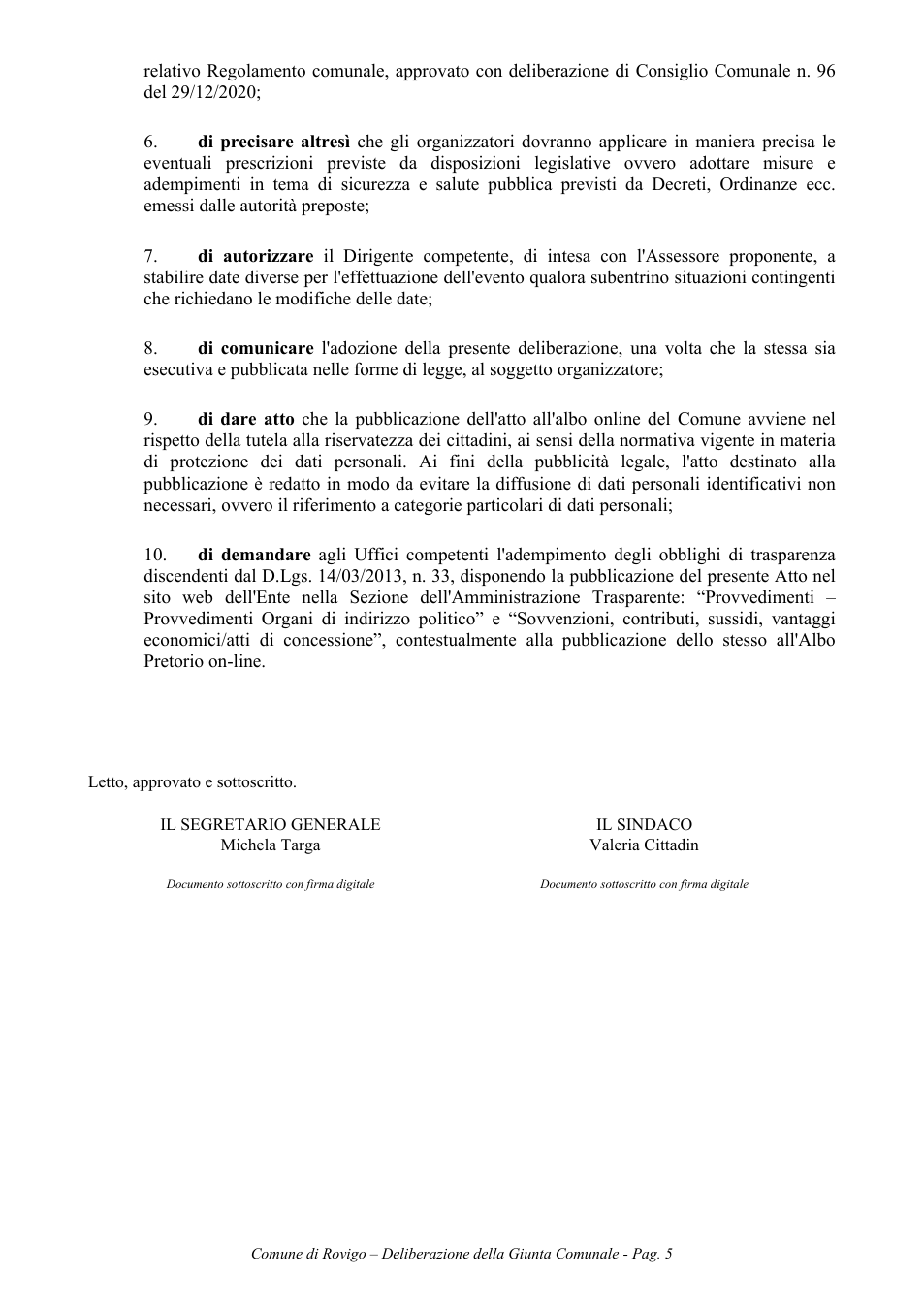 Pagina 5 del documento