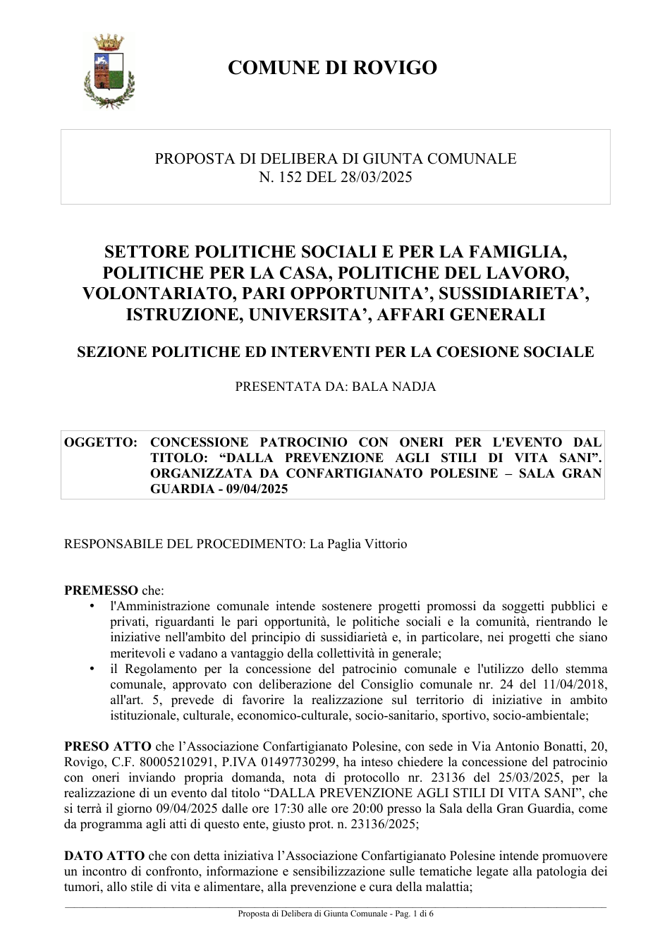 Pagina 1 del documento