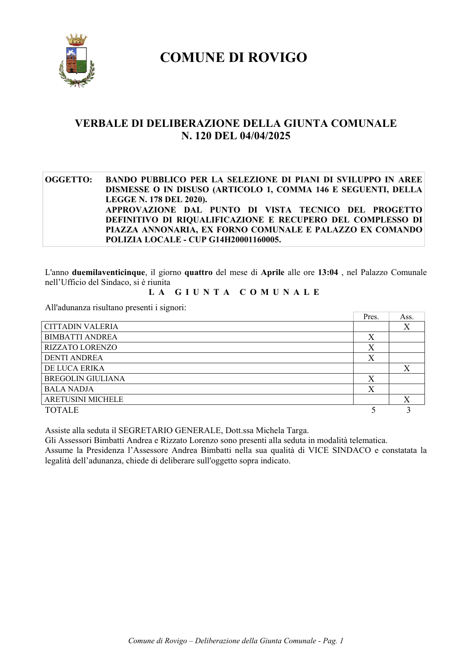 Pagina 1 del documento