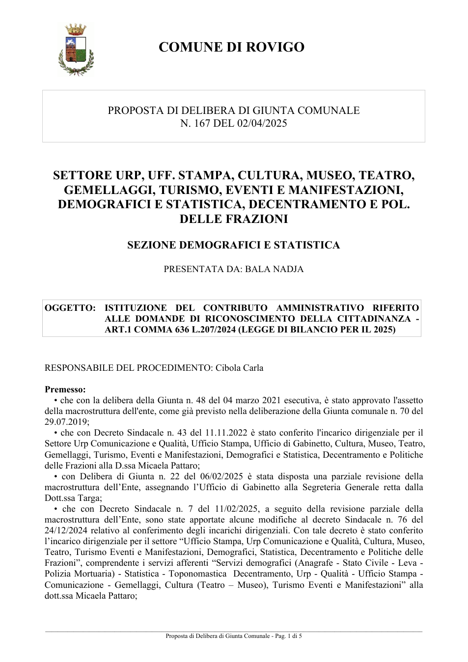 Pagina 1 del documento