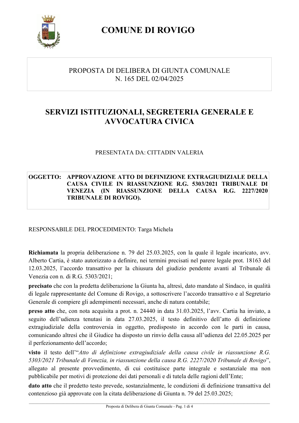 Pagina 1 del documento