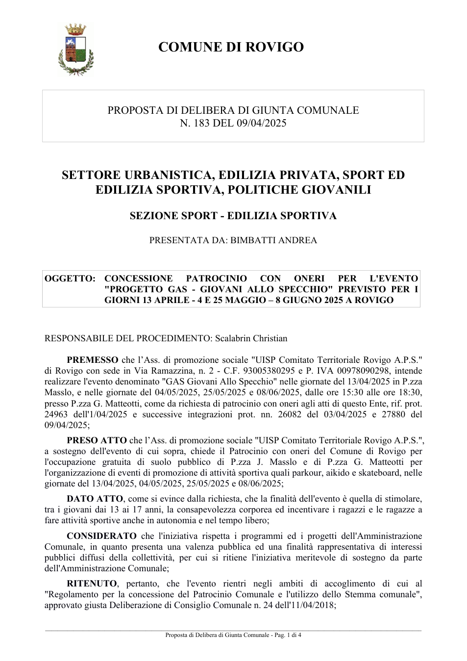 Pagina 1 del documento