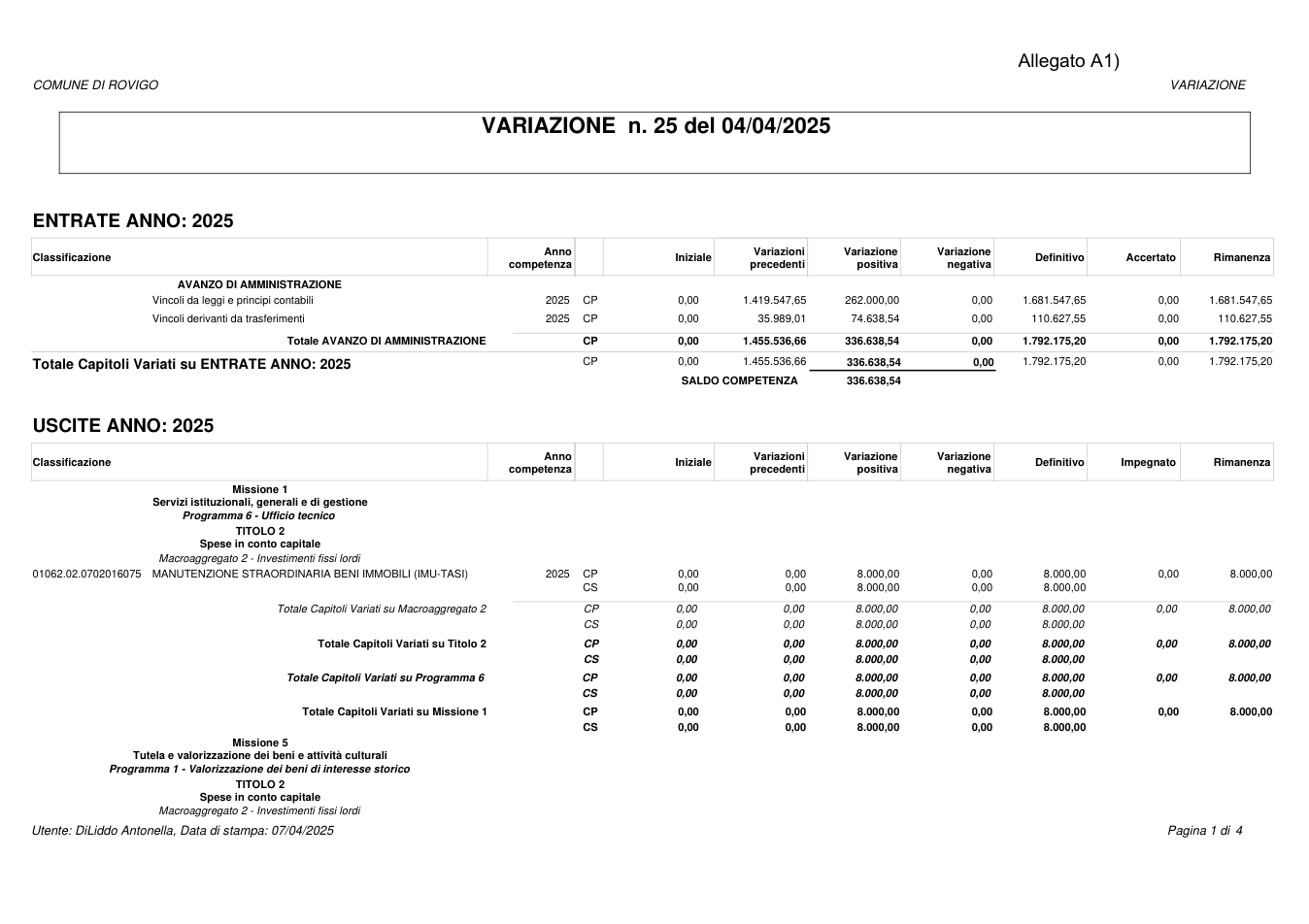 Pagina 1 del documento
