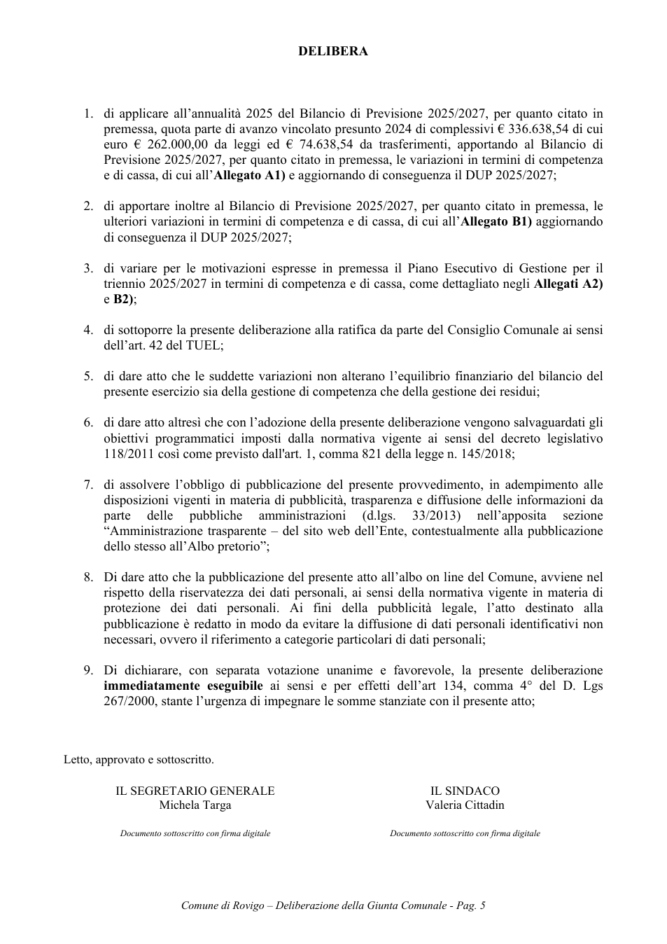 Pagina 5 del documento