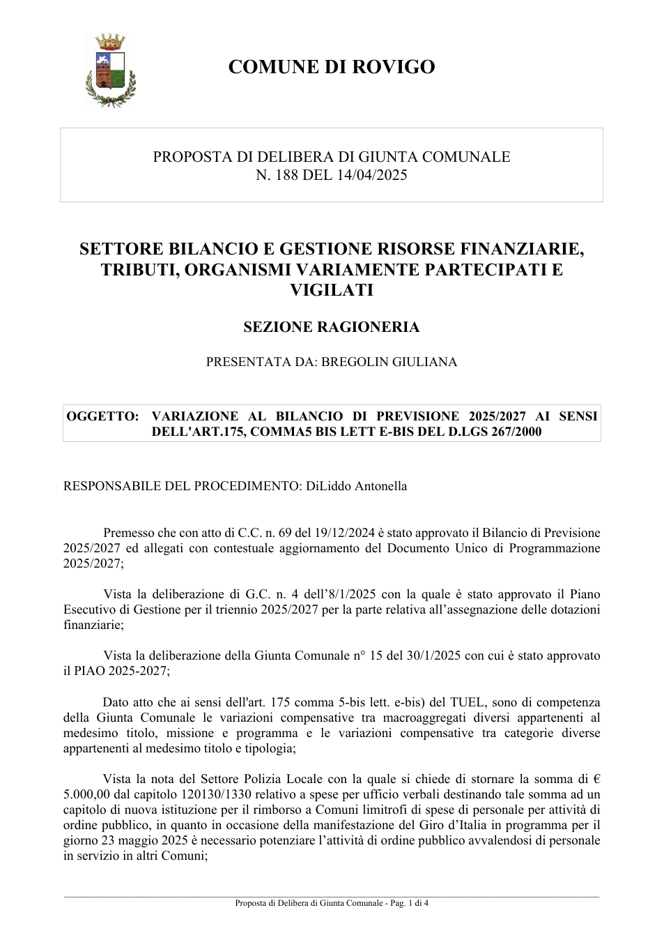 Pagina 1 del documento