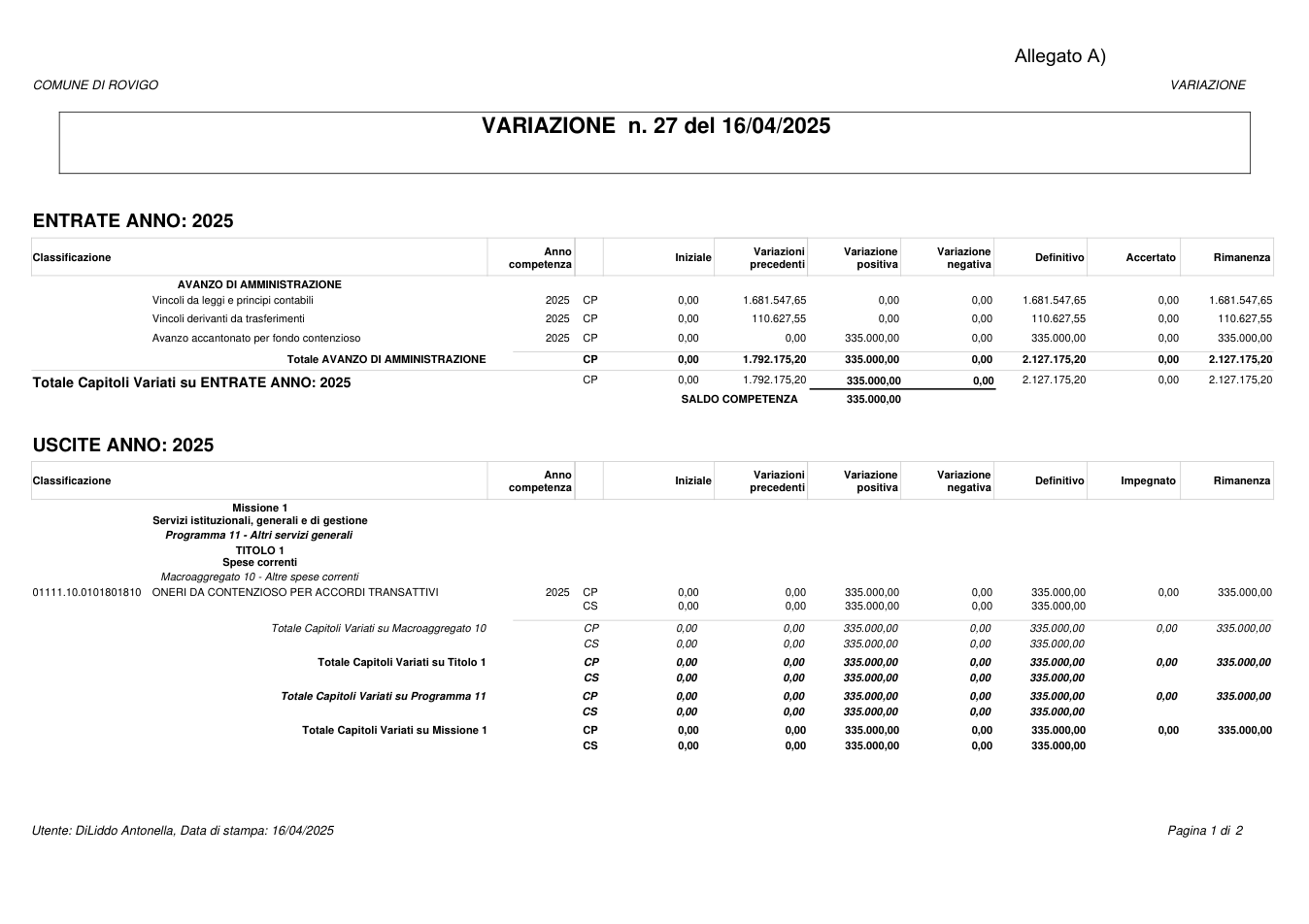 Pagina 1 del documento