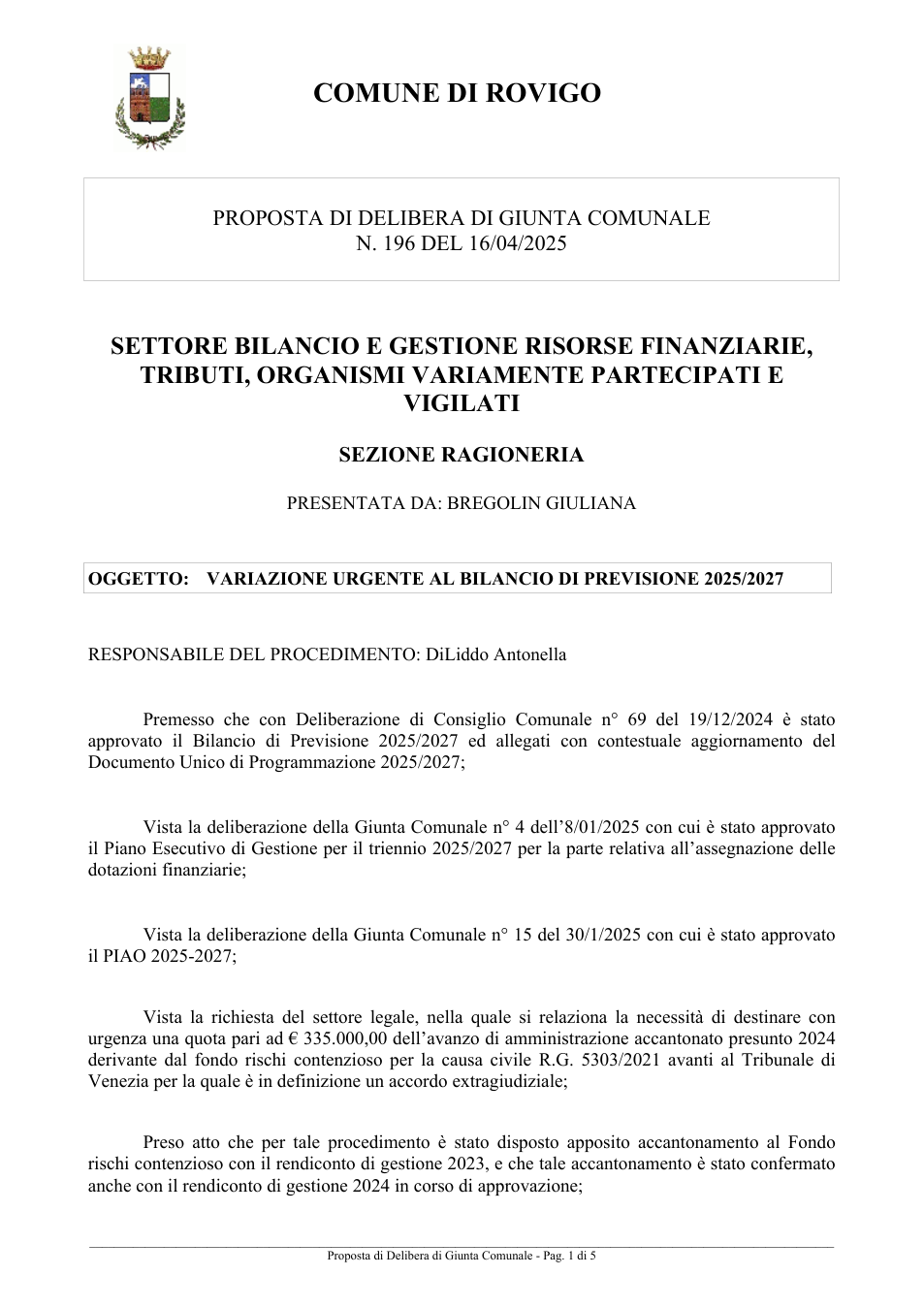 Pagina 1 del documento