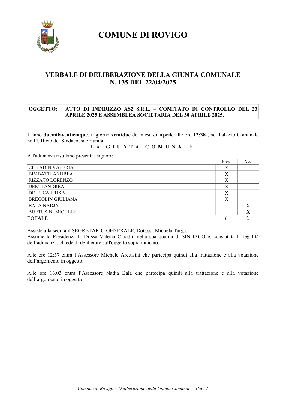 Pagina 1 del documento